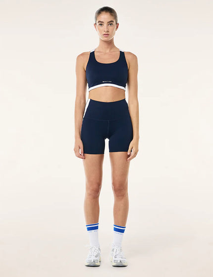 PE Nation Highgate 5" Bike Short - Dark Navy/Optic Whiteimage6- The Sports Edit