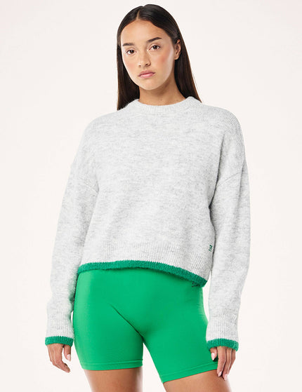 PE Nation Marquee Knit - Grey Marleimage1- The Sports Edit