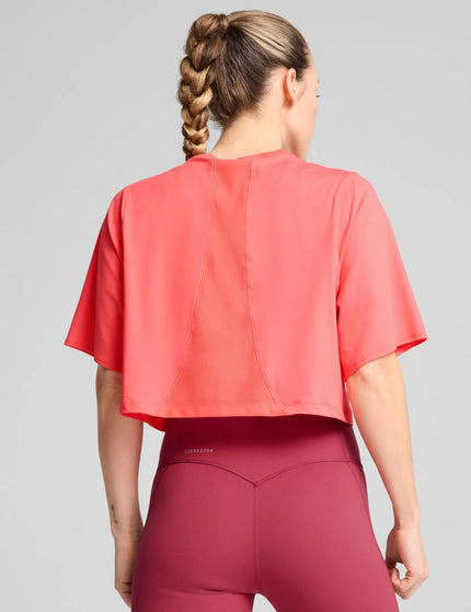 PUMA Cloudspun Mesh Tee - Peach Frostimage2- The Sports Edit