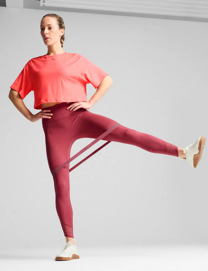 PUMA Cloudspun Mesh Tee - Peach Frostimage3- The Sports Edit