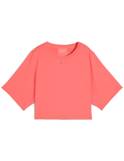 PUMA Cloudspun Mesh Tee - Peach Frostimage4- The Sports Edit