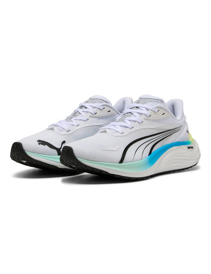 PUMA Electrify NITRO 4 Running Shoes - White/Mint Melt/Speed Blueimage5- The Sports Edit