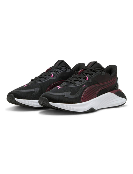 PUMA PWR Hybrid Training Shoes - Black/Ruby Shimmer/Pink Pixelimage2- The Sports Edit