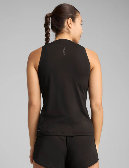 PUMA Run Cloudspun Tank - Blackimage2- The Sports Edit