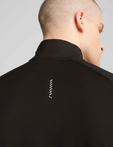 PUMA Run Velocity Cloudspun 1/4 Zip - Blackimage4- The Sports Edit