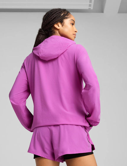 PUMA Run Velocity Woven Jacket - Wild Berryimage4- The Sports Edit