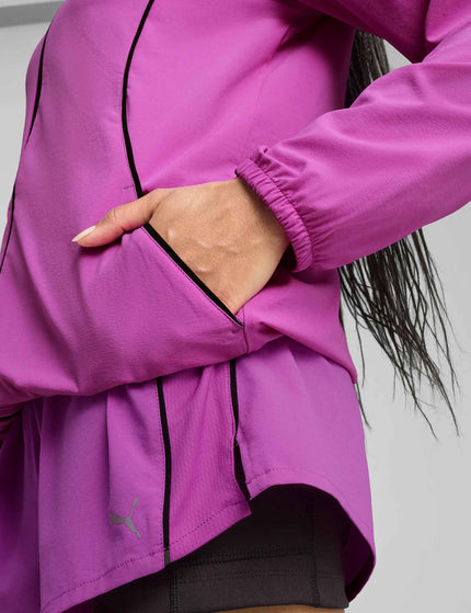 PUMA Run Velocity Woven Jacket - Wild Berryimage5- The Sports Edit