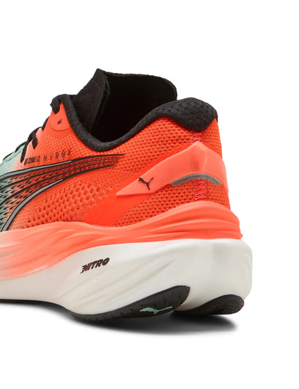 PUMA Puma x Hyrox Deviate NITRO 3 Running Shoes - Mint Melt/Glowing Redimage4- The Sports Edit