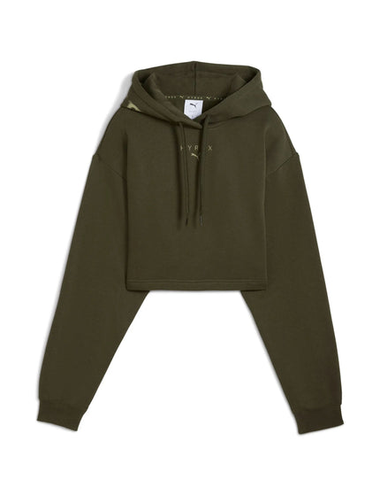 PUMA Puma x Hyrox Heavyweight Hoodie - Dark Oliveimage8- The Sports Edit