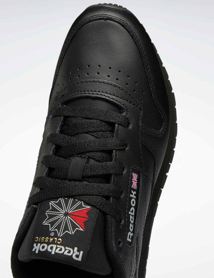 Reebok Classic Leather Shoes - Core Black/Pure Grey 5image5- The Sports Edit