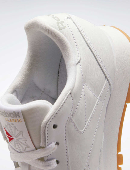 Reebok Classic Leather Shoes - Cloud White/Pure Grey 3/Reebok Rubber Gum-03image6- The Sports Edit