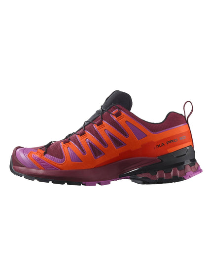 Salomon XA Pro 3D V9 Gore-Tex - Tawny Port/Red Orange/Willowherbimage3- The Sports Edit