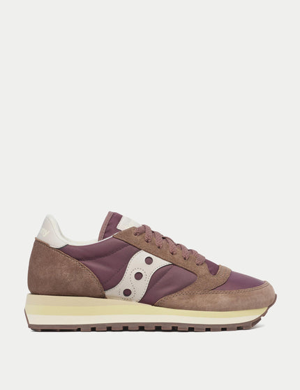 Saucony Jazz Triple - Deep Red/Tanimage1- The Sports Edit