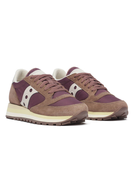 Saucony Jazz Triple - Deep Red/Tanimage2- The Sports Edit