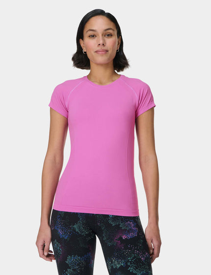 Sweaty Betty Athlete Seamless Gym T-Shirt - Allium Pinkimage1- The Sports Edit