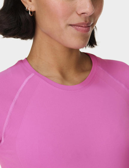 Sweaty Betty Athlete Seamless Gym T-Shirt - Allium Pinkimage4- The Sports Edit