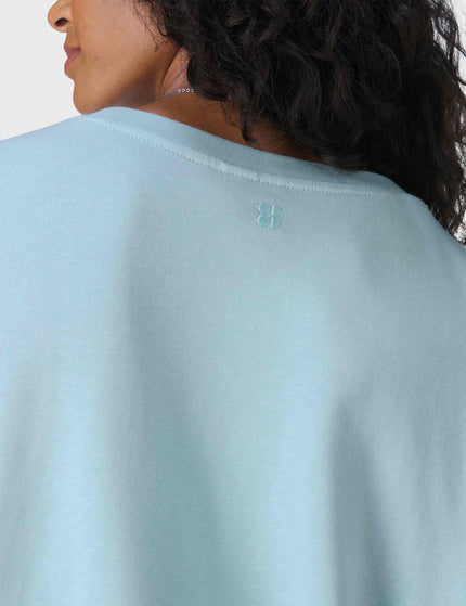 Sweaty Betty After Class Longline Sweatshirt - Vista Blueimage4- The Sports Edit