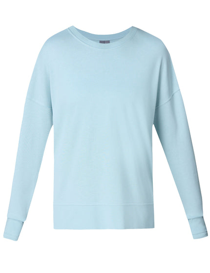 Sweaty Betty After Class Longline Sweatshirt - Vista Blueimage8- The Sports Edit