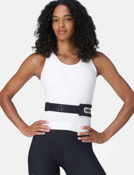 Sweaty Betty Athlete Crop Seamless Workout Vest - Whiteimage4- The Sports Edit