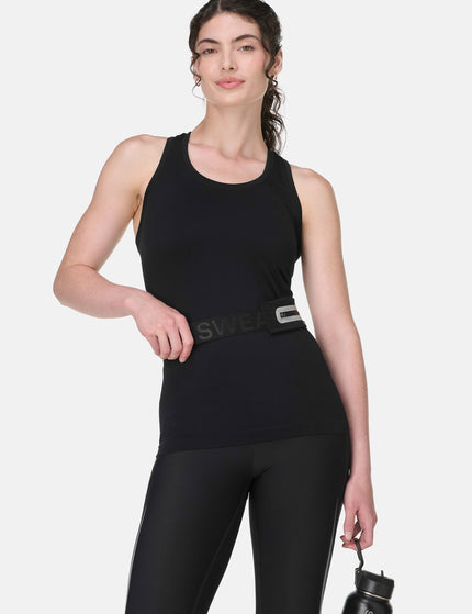 Sweaty Betty Athlete Seamless Workout Vest - Blackimage5- The Sports Edit