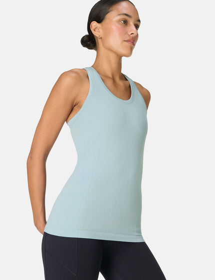 Sweaty Betty Athlete Seamless Workout Vest - Vapour Blueimage1- The Sports Edit