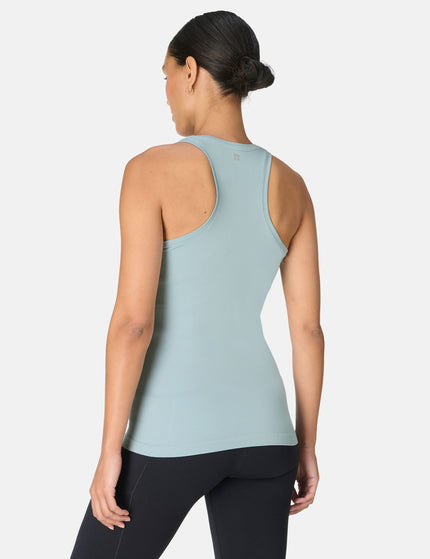 Sweaty Betty Athlete Seamless Workout Vest - Vapour Blueimage2- The Sports Edit