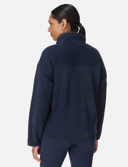 Sweaty Betty Mallow Half Zip Pullover - Navy Blueimage2- The Sports Edit