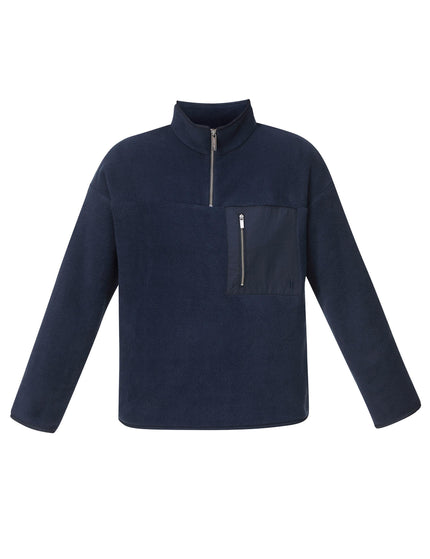 Sweaty Betty Mallow Half Zip Pullover - Navy Blueimage8- The Sports Edit