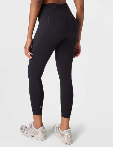 Sweaty Betty Power 7/8 Wrap Waist Gym Leggings - Blackimage2- The Sports Edit