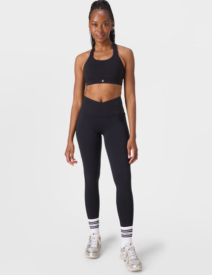 Sweaty Betty Power 7/8 Wrap Waist Gym Leggings - Blackimage7- The Sports Edit
