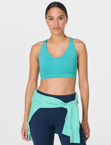 Sweaty Betty Power Pulse Bra - Ripple Blueimage1- The Sports Edit