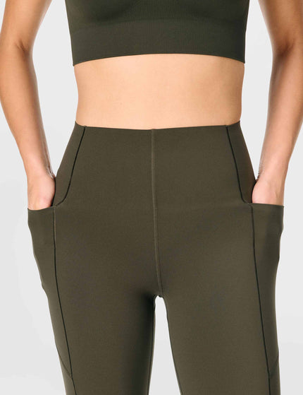 Sweaty Betty Power UltraSculpt High Waisted Gym Leggings - Nori Greenimage3- The Sports Edit