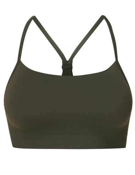 Sweaty Betty Spirit Restored Yoga Bra - Nori Greenimage6- The Sports Edit