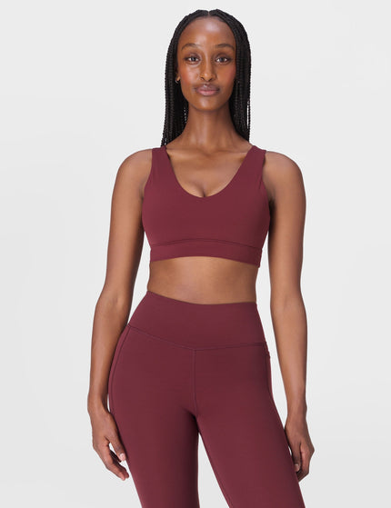 Sweaty Betty Ultimate Studio Voop Bra - Garnet Redimage1- The Sports Edit
