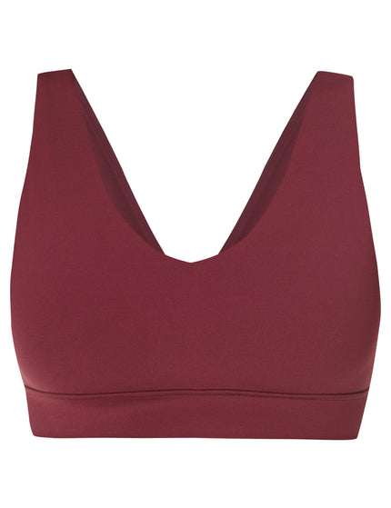 Sweaty Betty Ultimate Studio Voop Bra - Garnet Redimage8- The Sports Edit