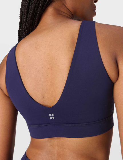Sweaty Betty Ultimate Studio Voop Bra - Midnight Navy Blueimage4- The Sports Edit