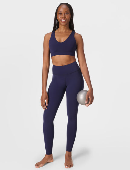 Sweaty Betty Ultimate Studio Voop Bra - Midnight Navy Blueimage5- The Sports Edit