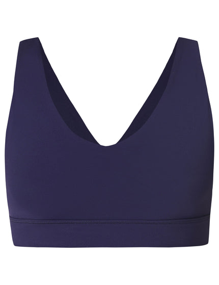 Sweaty Betty Ultimate Studio Voop Bra - Midnight Navy Blueimage6- The Sports Edit