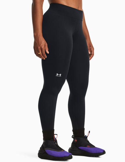 Under Armour ColdGear Leggings - Black/Whiteimage1- The Sports Edit