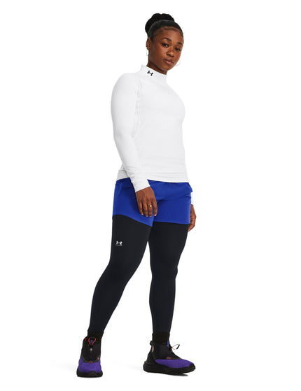 Under Armour ColdGear Leggings - Black/Whiteimage6- The Sports Edit