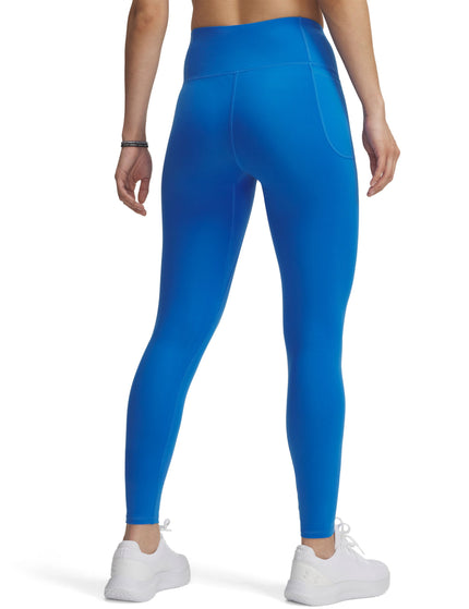 Under Armour Motion Leggings - Blue Atlantis/Whiteimage2- The Sports Edit