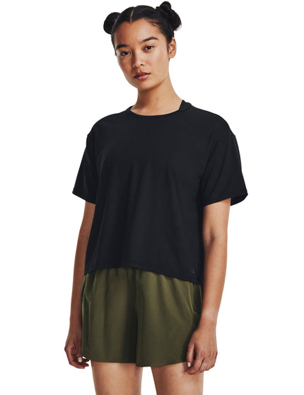 Under Armour Motion Short Sleeve - Black/Jet Greyimage1- The Sports Edit