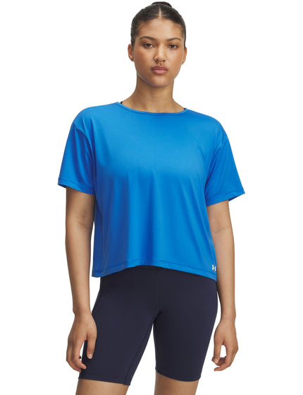 Under Armour Motion Short Sleeve - Blue Atlantis/Whiteimage1- The Sports Edit