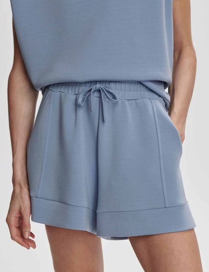 Varley Atrium High Waisted Short 4.5" - Rain Blueimage1- The Sports Edit