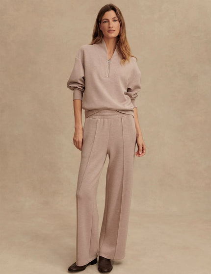 Varley Davidson Sweat - Taupe Marlimage3- The Sports Edit