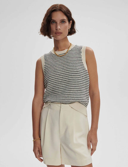 Varley Knowles Textured Knit Vest - Birchimage1- The Sports Edit