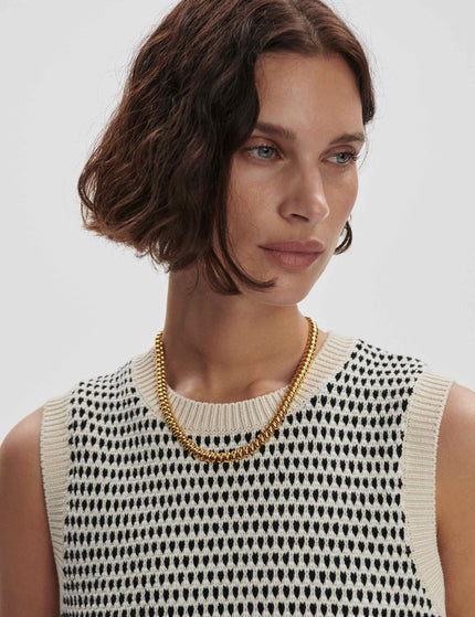 Varley Knowles Textured Knit Vest - Birchimage3- The Sports Edit
