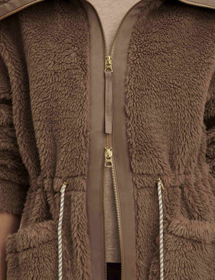 Varley Logan Sherpa Coat - Ash Taupeimage6- The Sports Edit