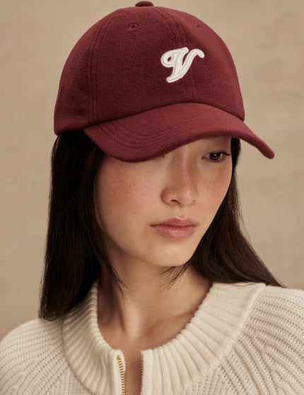Varley Raina Fleece Cap - New Maroonimage1- The Sports Edit