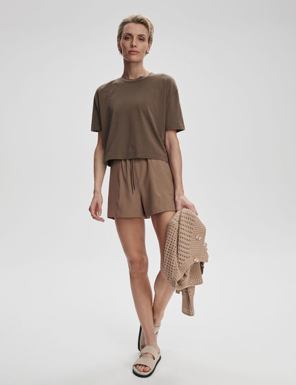 Varley Venice Easy Tee - Chocolate Chipimage3- The Sports Edit